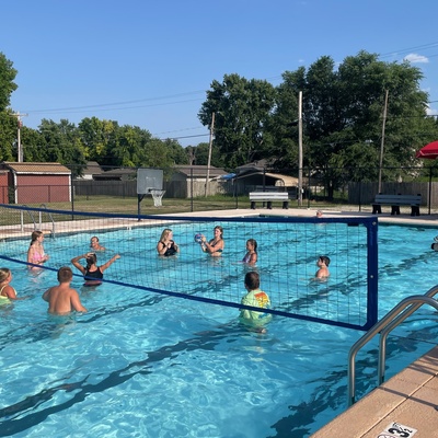 Splash & Play - volleyball net for swimming pool