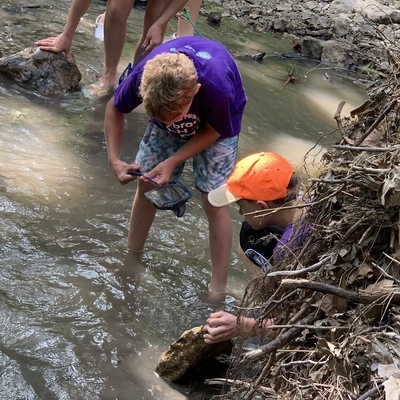 Stream Study at Rock Springs Ranch 4-H Camp