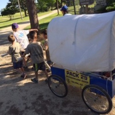 Chuckwagon Skills Day in May is one of our most popular off season camps at Brown!