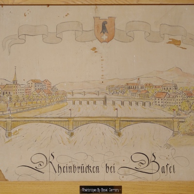 Painting from German WWII POW Camp barracks