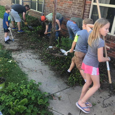 The Detroit Ramblers use local grants to complete a community service project.