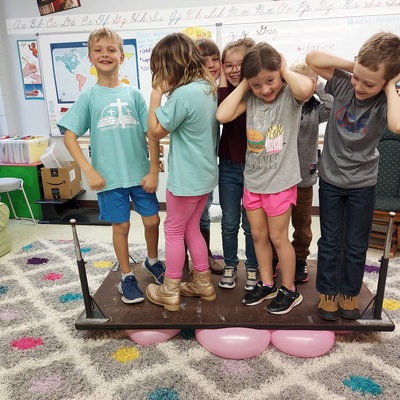 Learning about the different states of matter in science.
