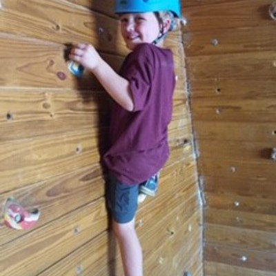 Camp Brown provides first time climbing experiences for many Scouts!