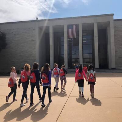 IKEducation provides grants for Kansas schools to visit the Eisenhower Museum campus in Abilene.