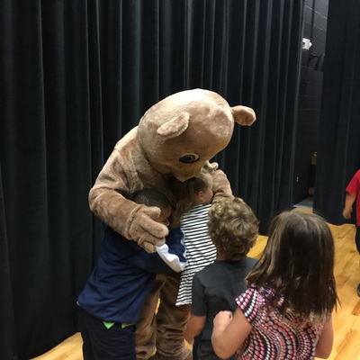 Happy Bear teaches young children about personal safety